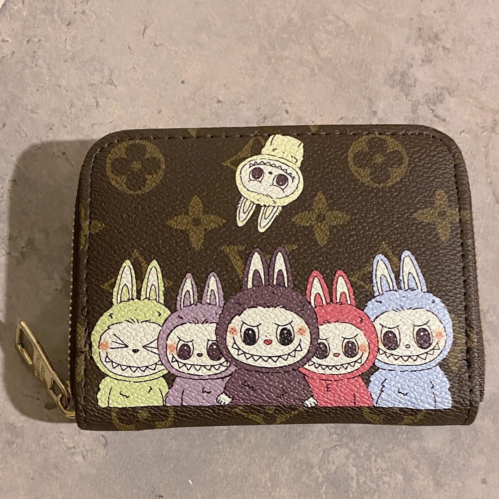 Labubu Brown Monogram Wallet
